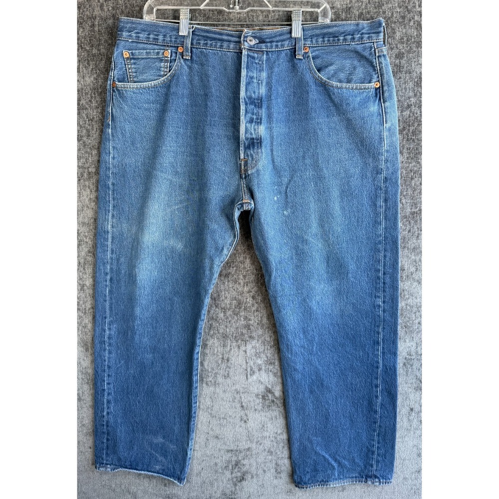 Levis 501 Jeans Mens 42x30 ButtonFly Original Straight Cowboy Rodeo Ranch Farm‎